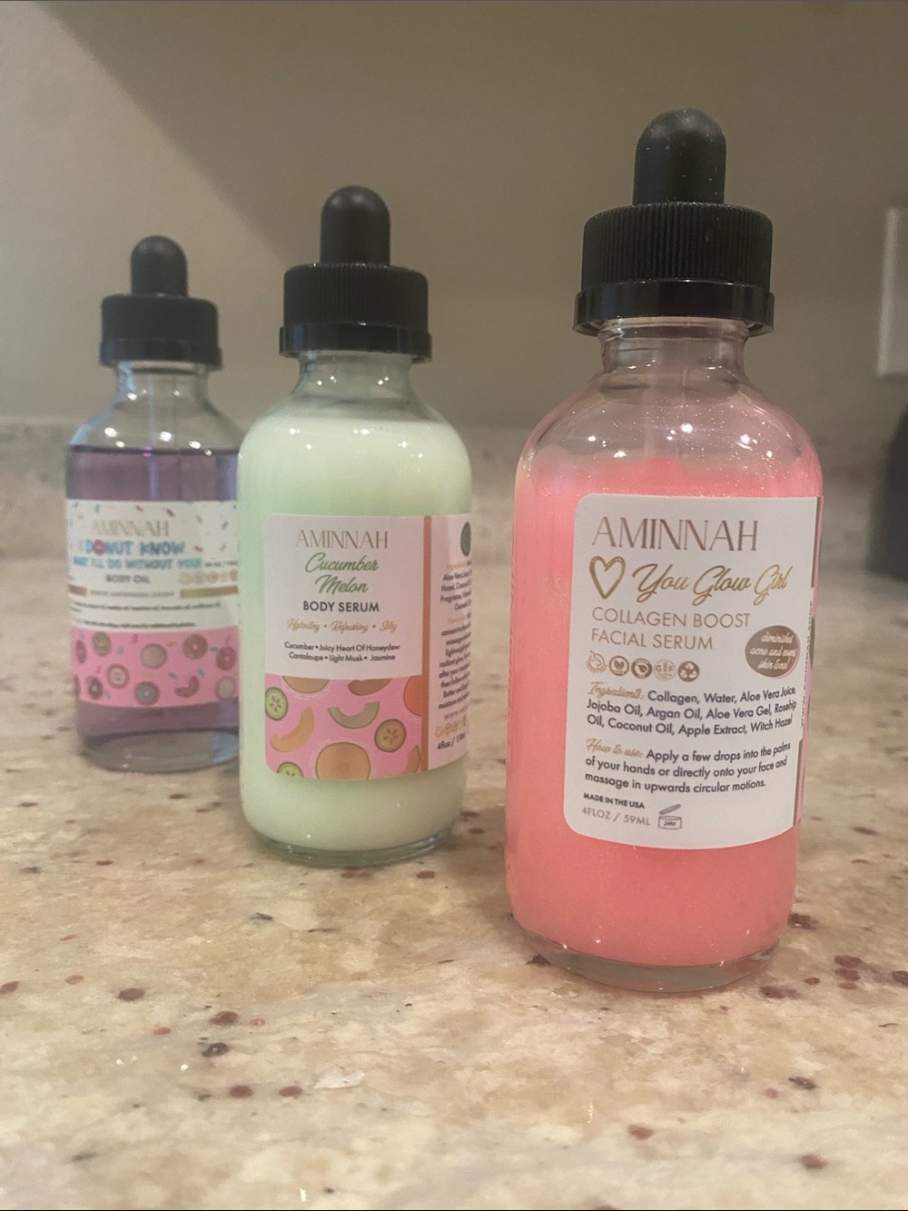Aminnah- Serums and Body Oils.💗